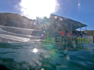 Barco transparente al Arco de Cabo San Lucas — 4