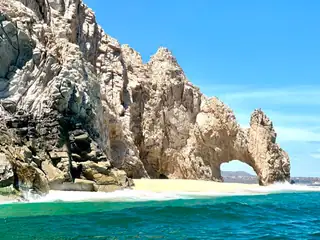 Playa del Amor y El Arco en barco de fondo de cristal — 6