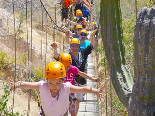 Siete tirolesas y rappel en el cañón — 6